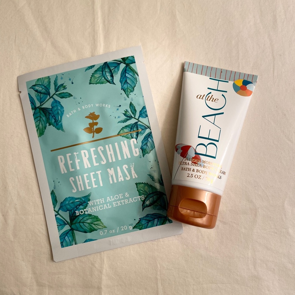 **BBW Face Mask + Travel Lotion bundle!!**